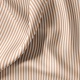 Poplin 100% Cotton - White/Brown Striped - 2