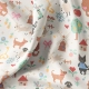 Poplin 100% Cotton - Cross-stitch Style Animals - 2
