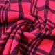 Παλτόπανο Βελούρ Ελαστικό - Καρό Φούξια - 2