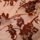 Chantilly-Style Lace - Brown - 4