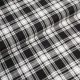 Cotton Type-Flannel Plaid black and white - 1