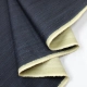 Elastic Cotton Denim - Dark Blue with Fine Stripe - 1