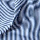 Poplin 100% Cotton - White/Blue Striped - 2