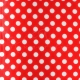 Satin Lining - Polka Dot White/Red - 1