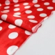 Satin Lining - Polka Dot White/Red - 2