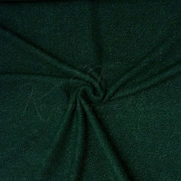 Boucle Fabric-Dark Green - 1