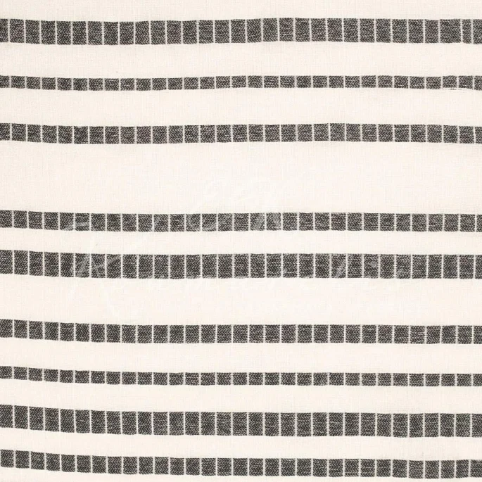 Type Linen Cotton Linen - Ecru Woven Stripe