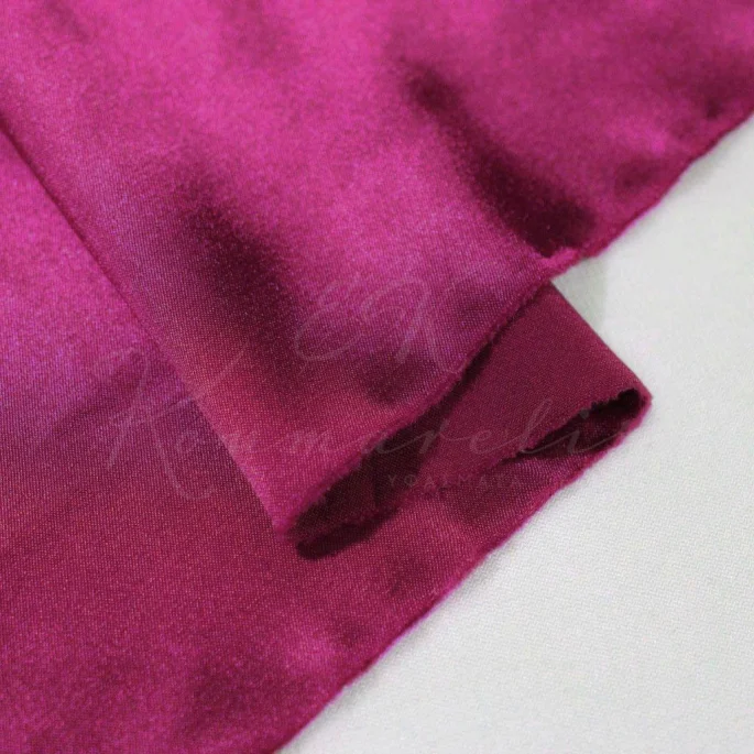 Κρεπ Σατέν Ελαστικό - Φούξια Ματζέντα