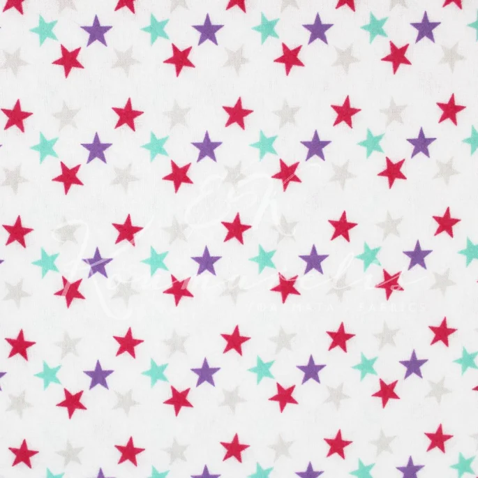 Baby blanket - Colorful Fuchsia Stars