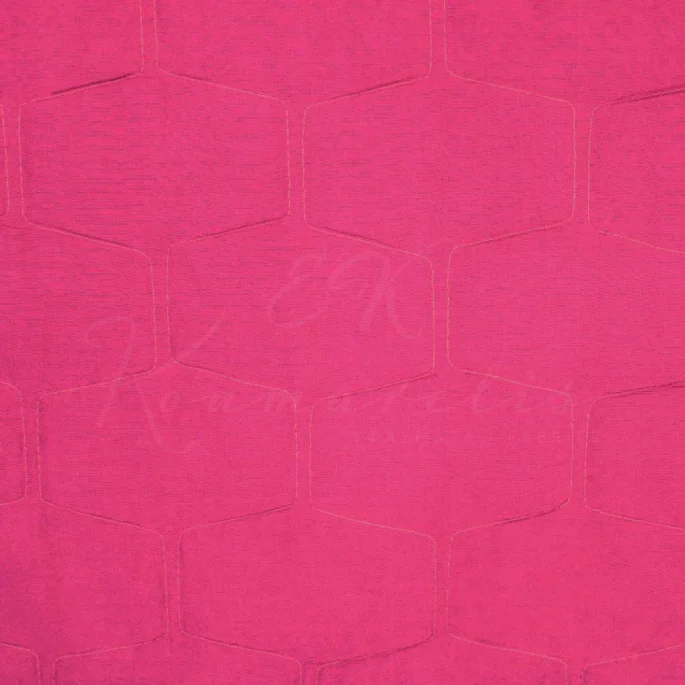 Quilted Fabric - Fuchsia