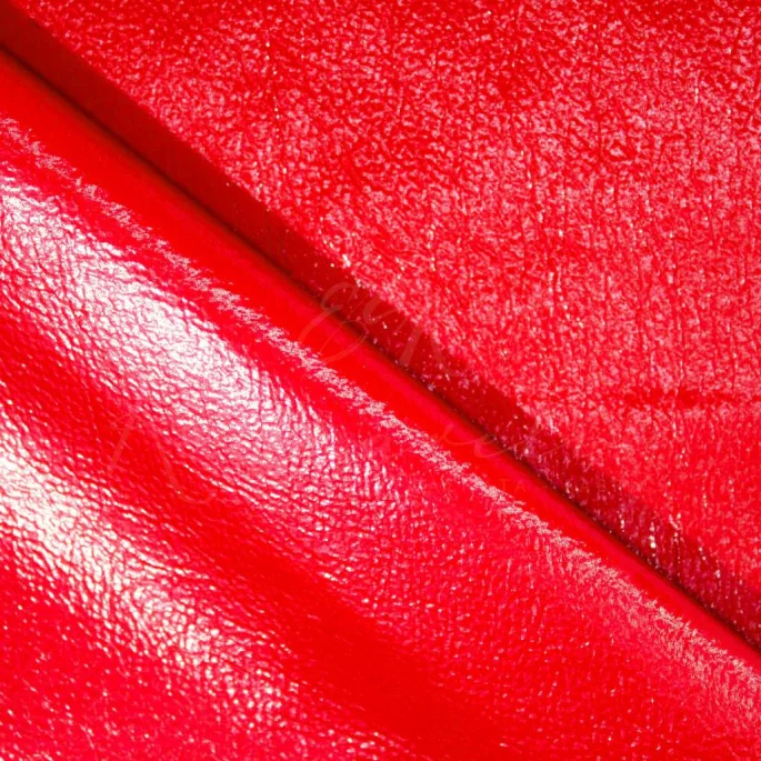 Vinyl Type Fabric - Red