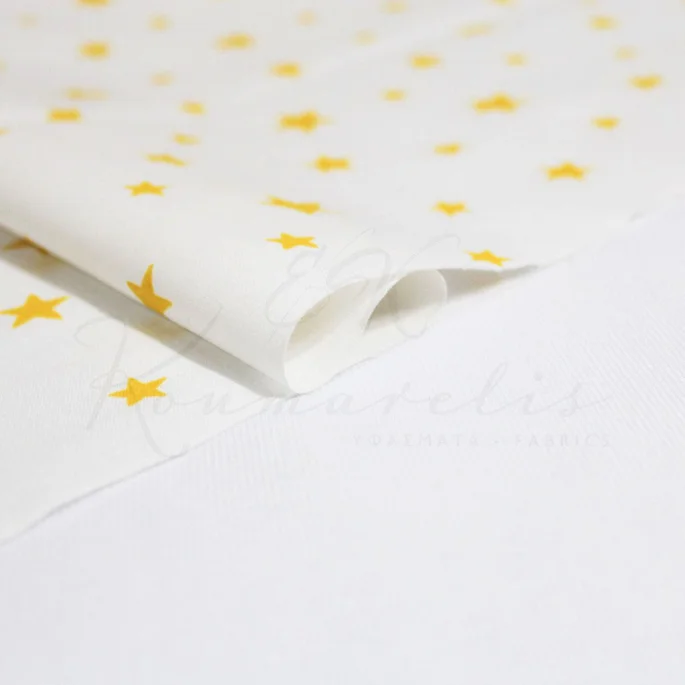 Yellow stars on a white background - 3