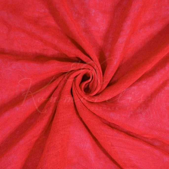 Red Cotton Gauze