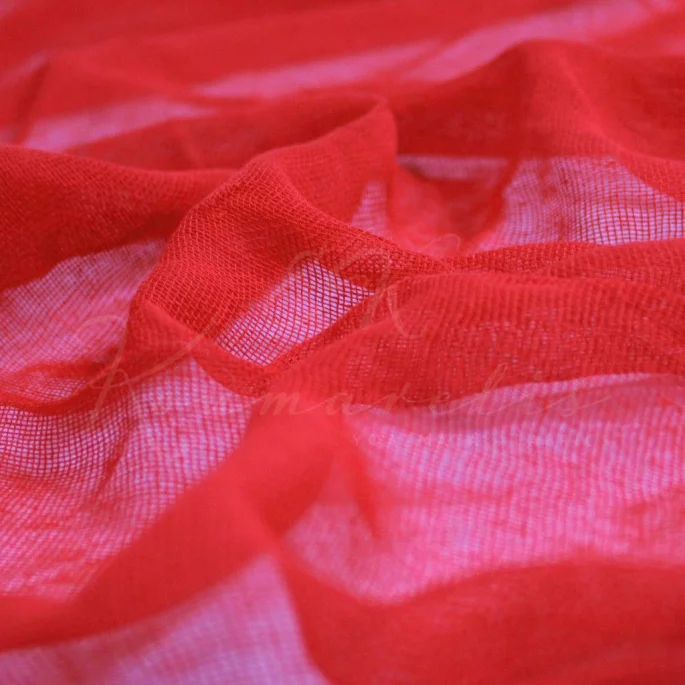 Red Cotton Gauze