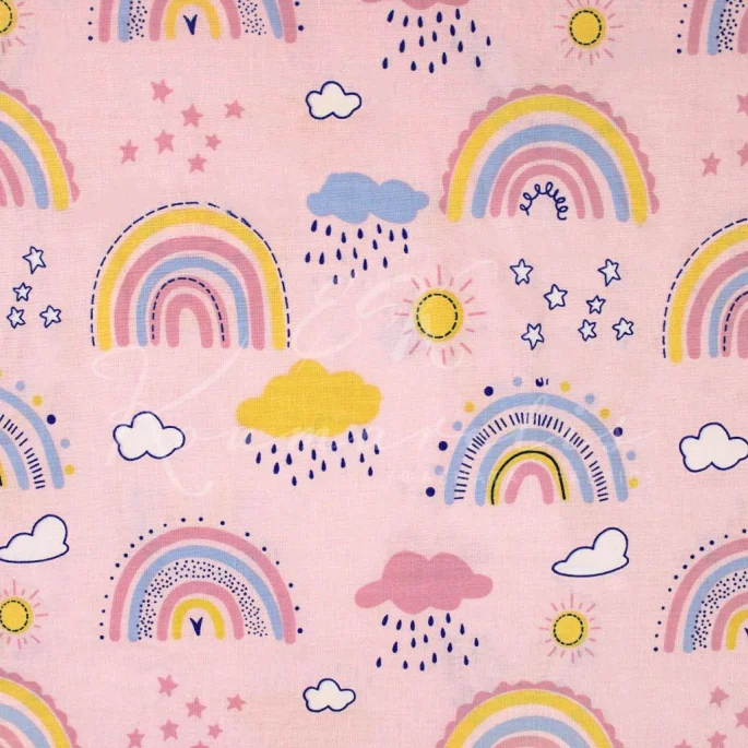 Children’s Nap Cot Sheet – Rainbows - 3