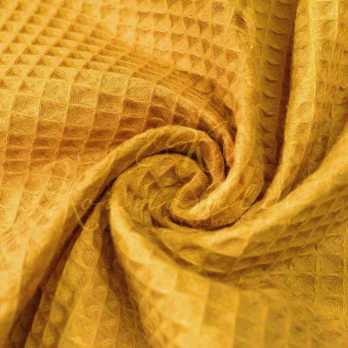 Cotton Piqué - Yellow Mustard