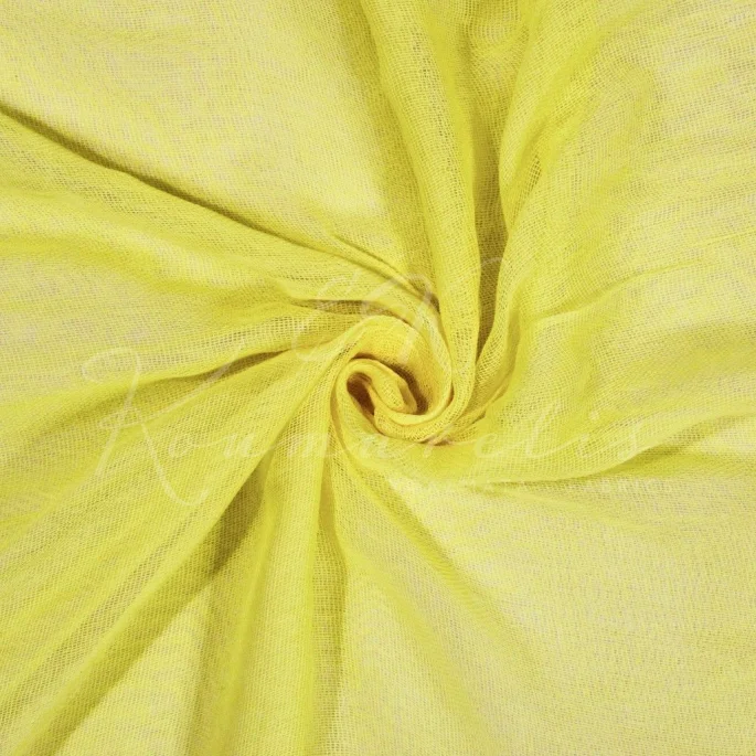 Yellow Lemon Cotton Gauze