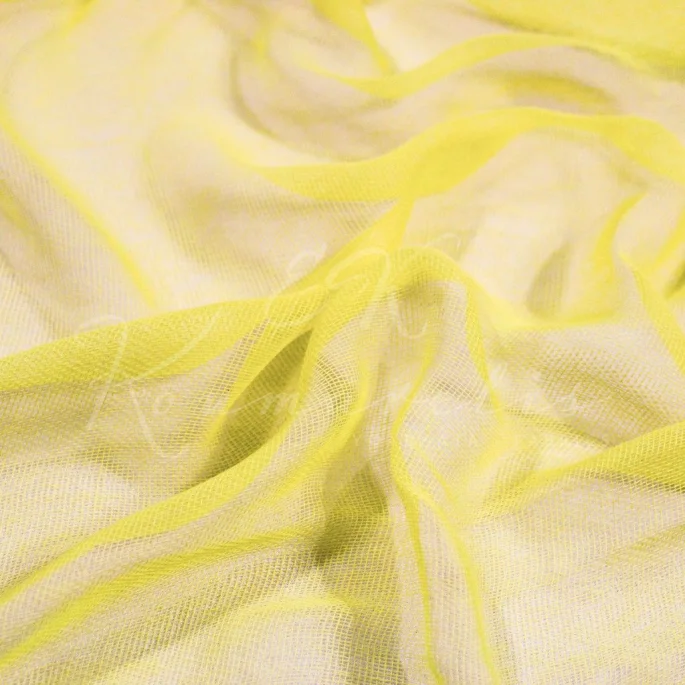 Yellow Lemon Cotton Gauze - 2