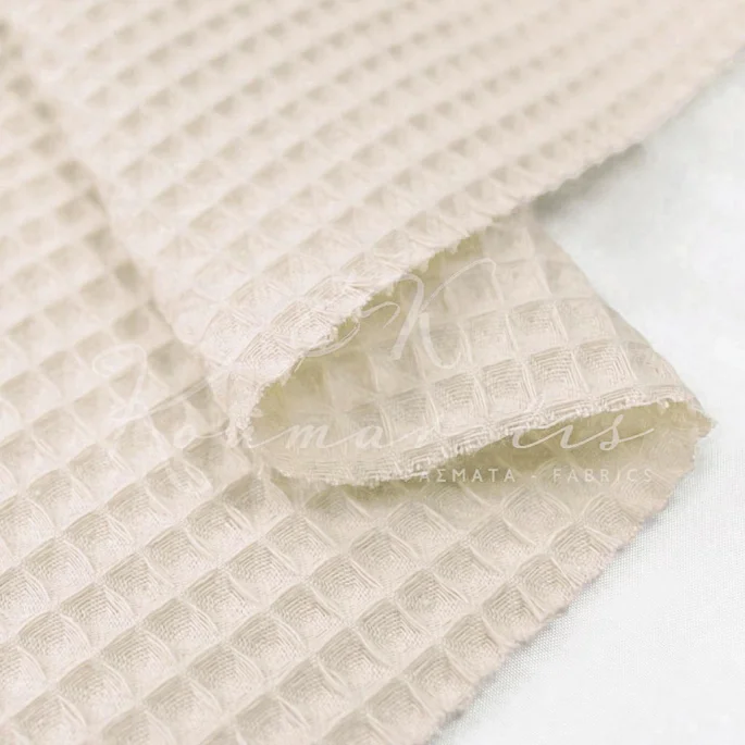 Πικέ Βαμβακερό - Εκρού