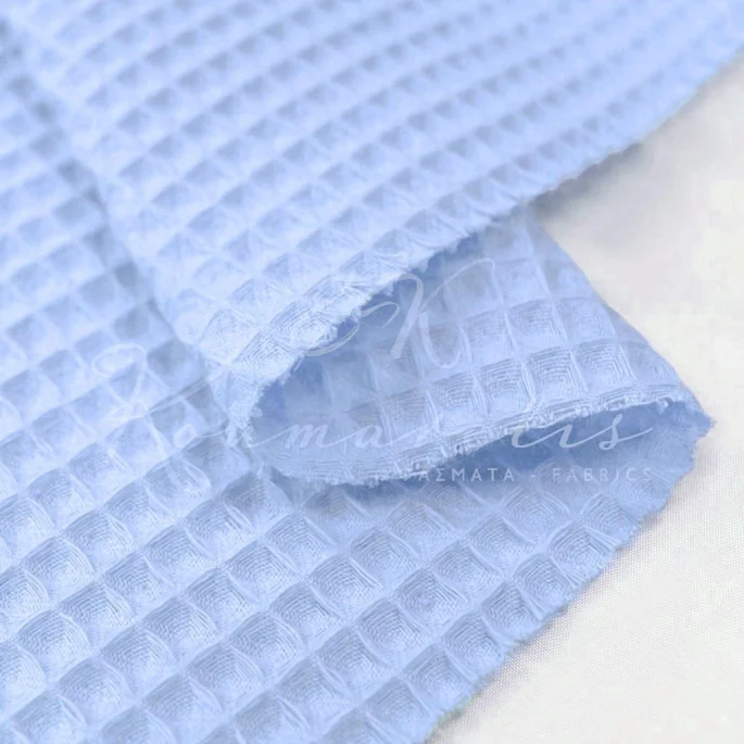 Cotton Piqué - Baby Blue