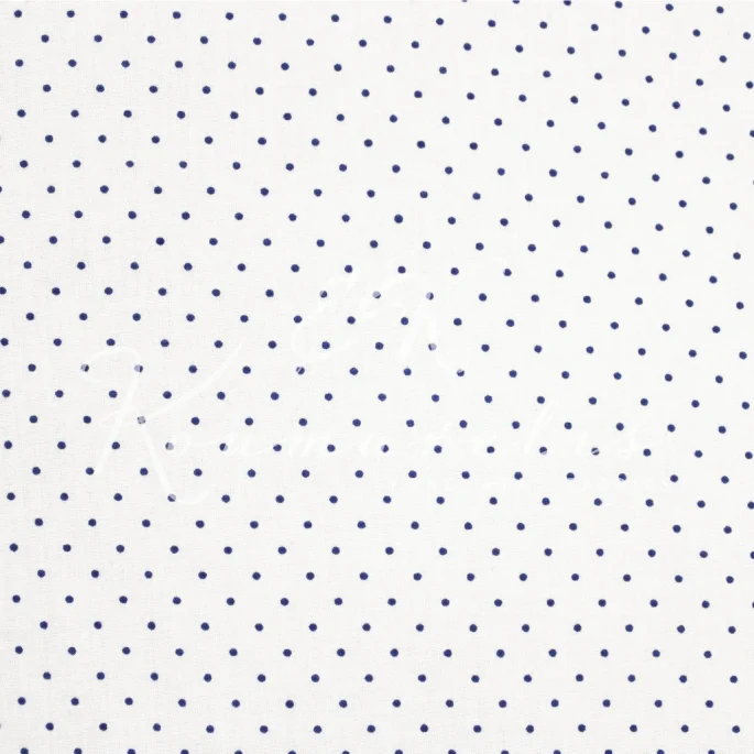 Ποπλίνα Βαμβακερή - Πουα Μπλε Σκούρο