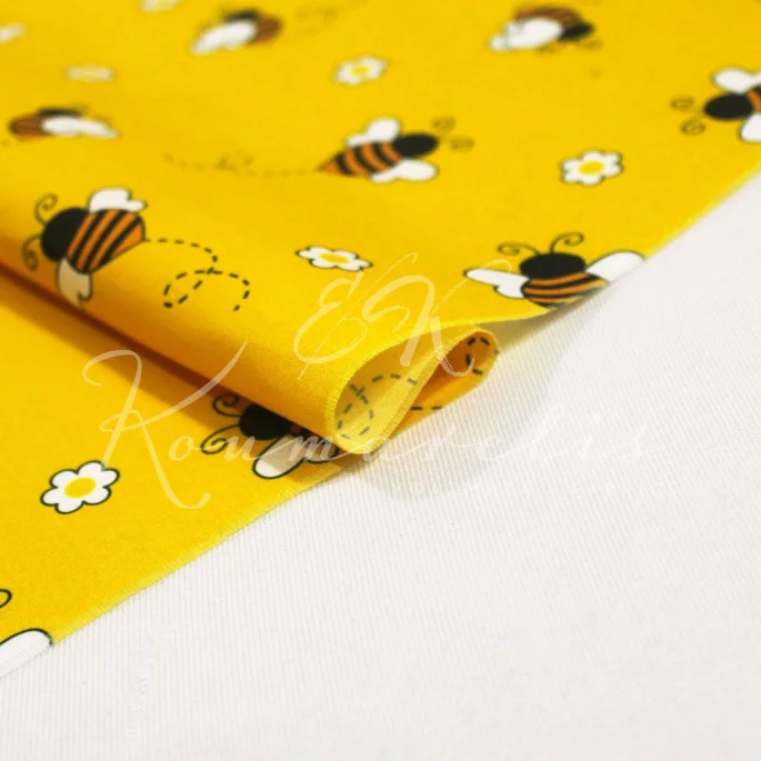 Microfiber - Κίτρινες Μελισσούλες - 2
