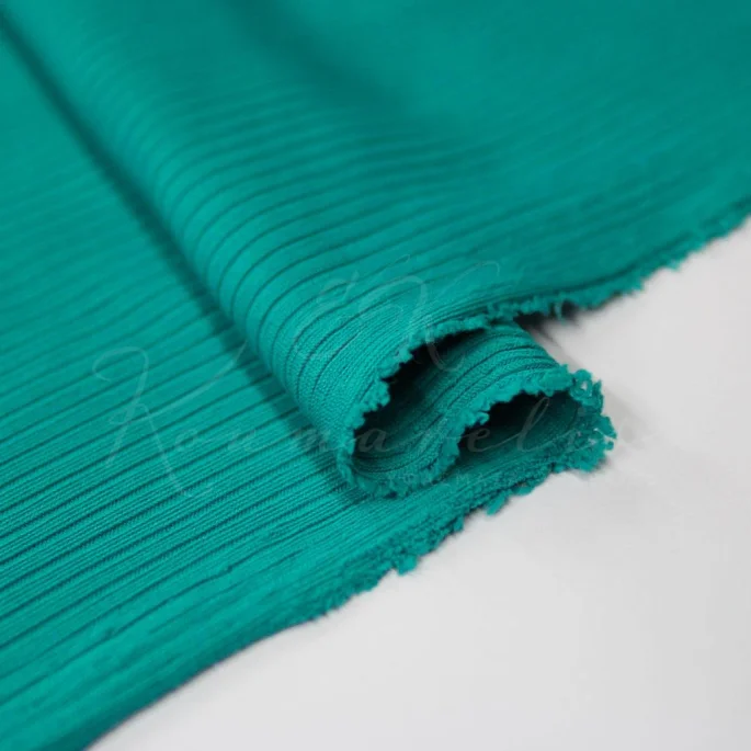 Ριπ Βαμβακερό Ελαστικό - Πετρόλ Ανοιχτό