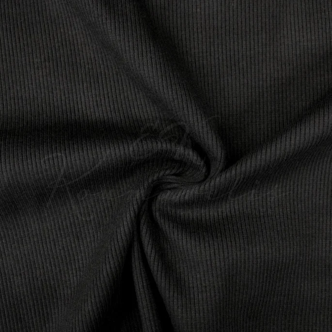 Ριπ Βαμβακερό Ελαστικό - Μαύρο