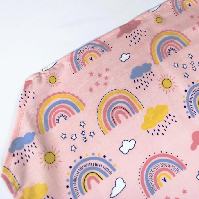 Children’s Nap Cot Sheet – Rainbows