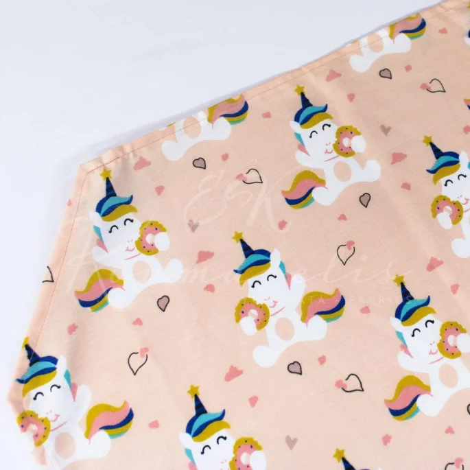 Children’s Nap Cot Sheet – Unicorns Donuts