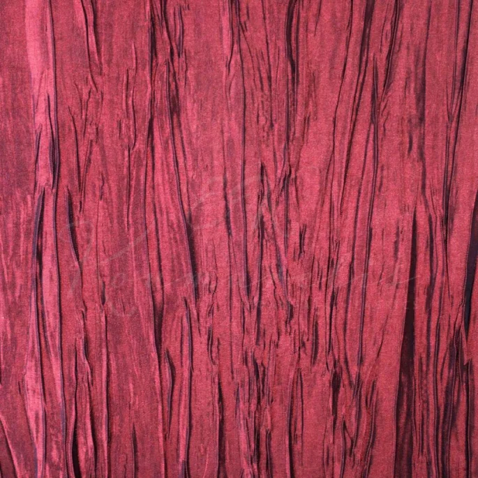 Ταφτάς Πλισέ - Μπορντό  Ιριδίζον