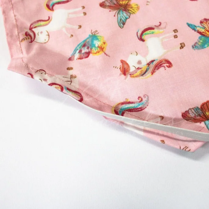 Children’s Nap Cot Sheet - Unicorns and Butterflies