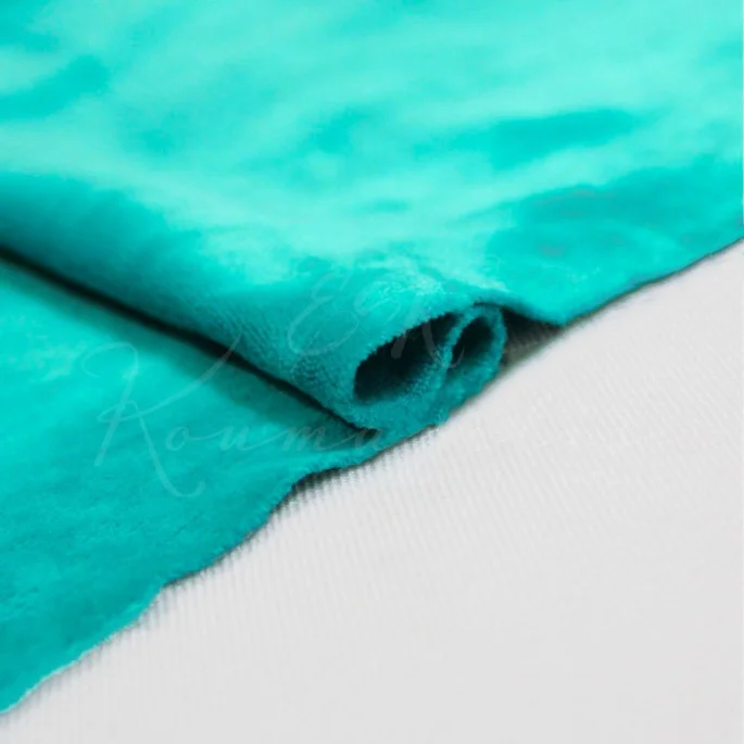 Nicky Velour Turquoise - 2