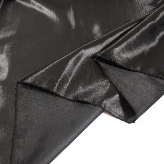 Lining Satin - Deep Dark Grey - 3