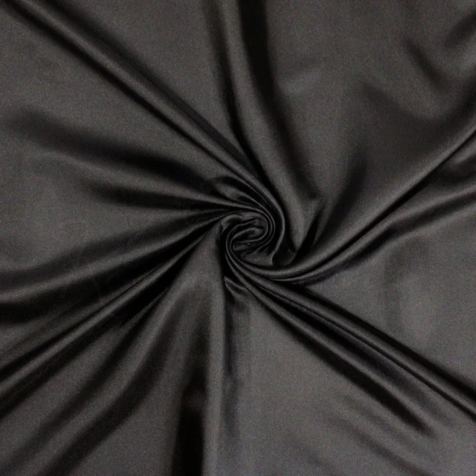 Lining Satin - Deep Dark Grey - 2