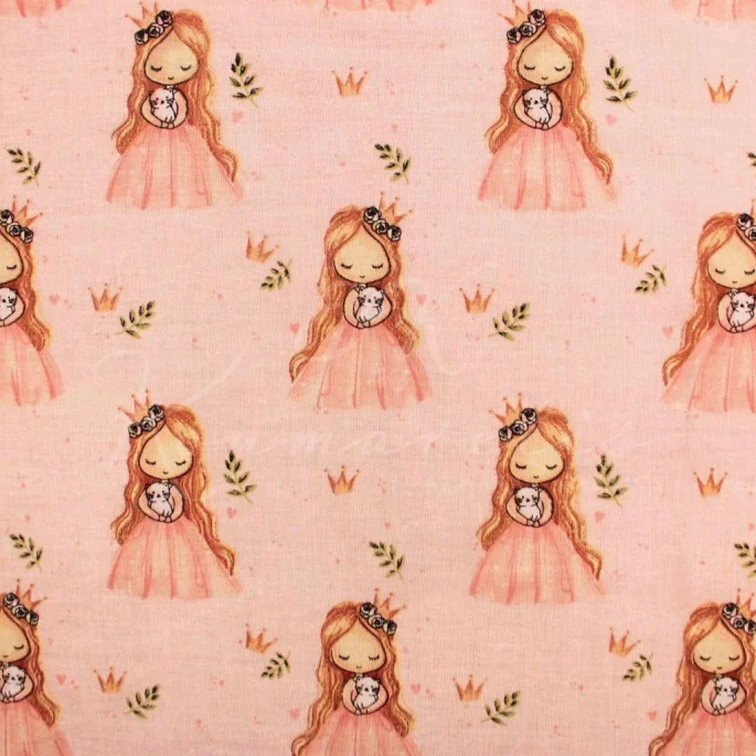 Bedding 100% Cotton - Princesses with kitten