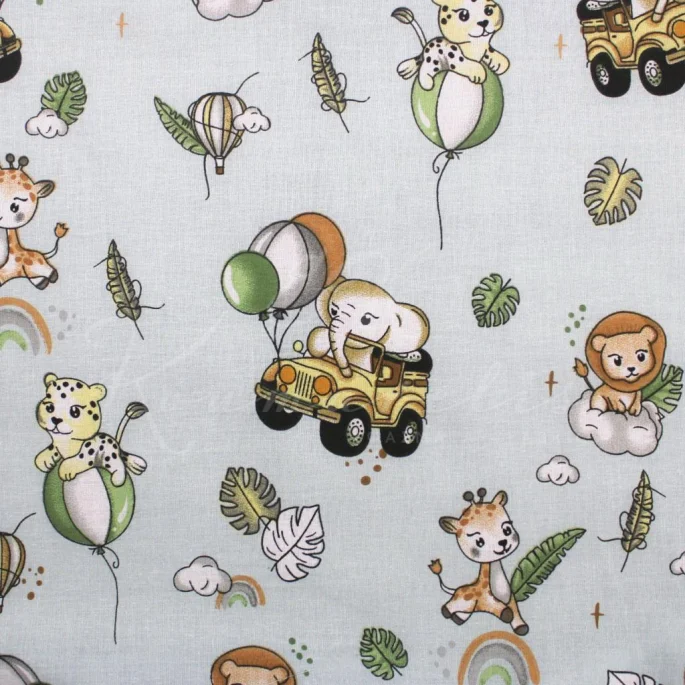 Bedding 100% Cotton - Little Jungle Animals