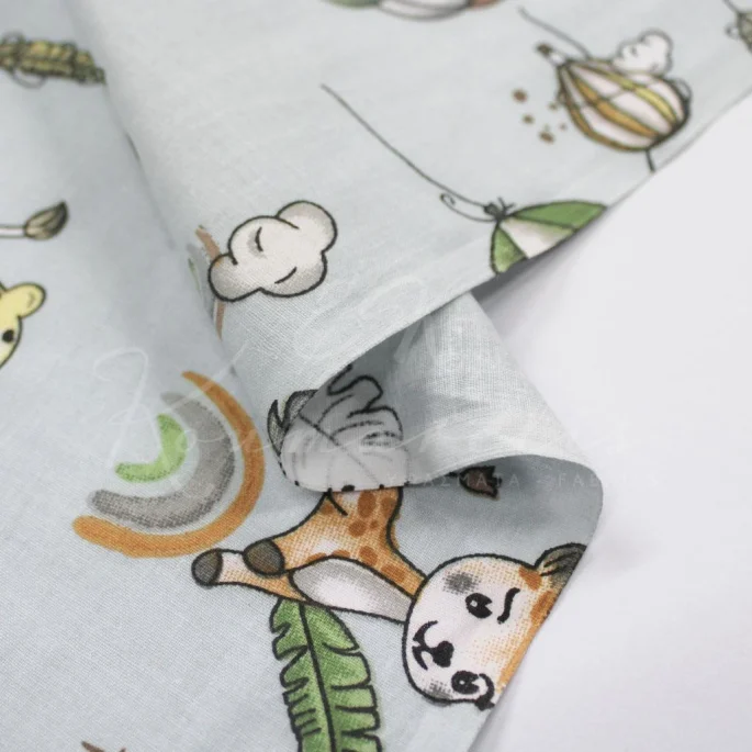 Bedding 100% Cotton - Little Jungle Animals