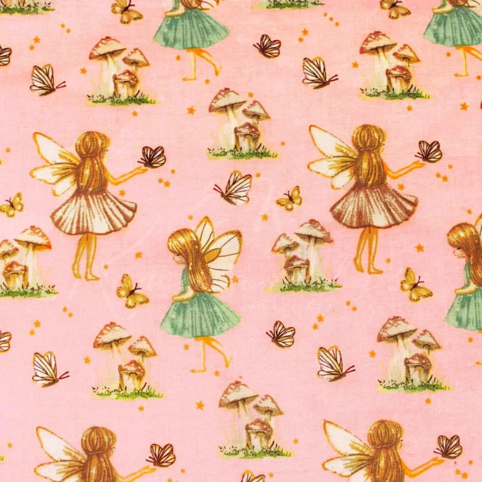 Bedding 100% Cotton - Woodland fairy