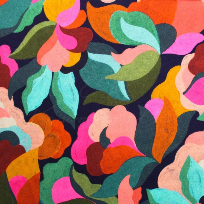 Βισκόζ - Πολύχρωμος φλοράλ πίνακας