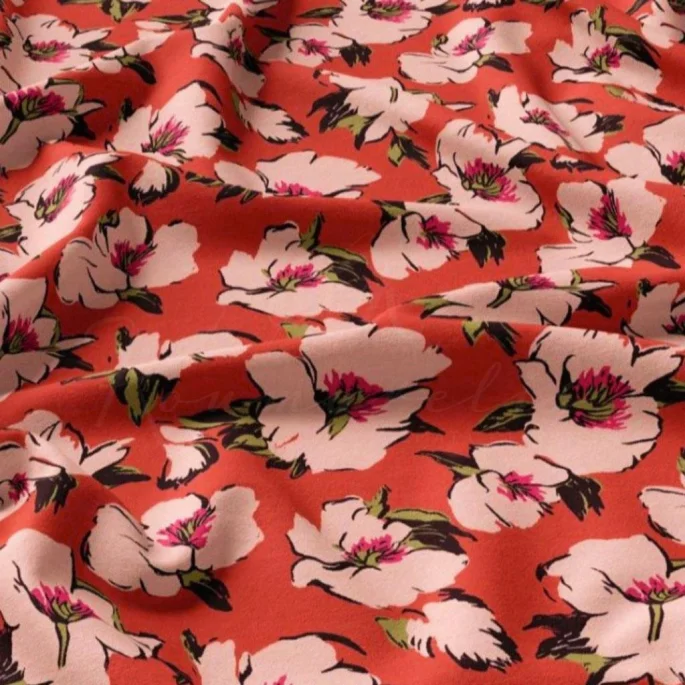 Viscose – Poppies