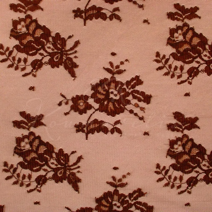 Chantilly-Style Lace - Brown