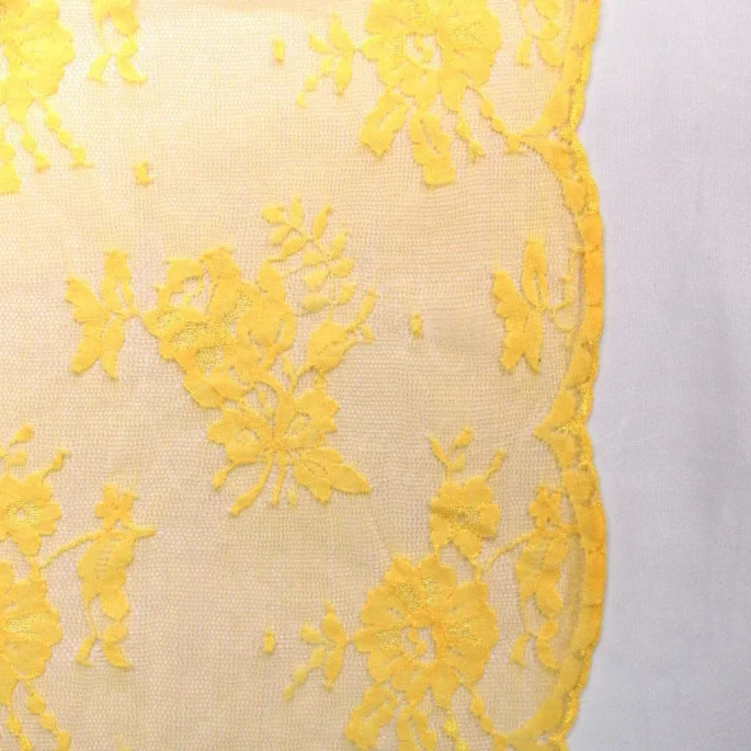 Chantilly-Style Lace - Yellow