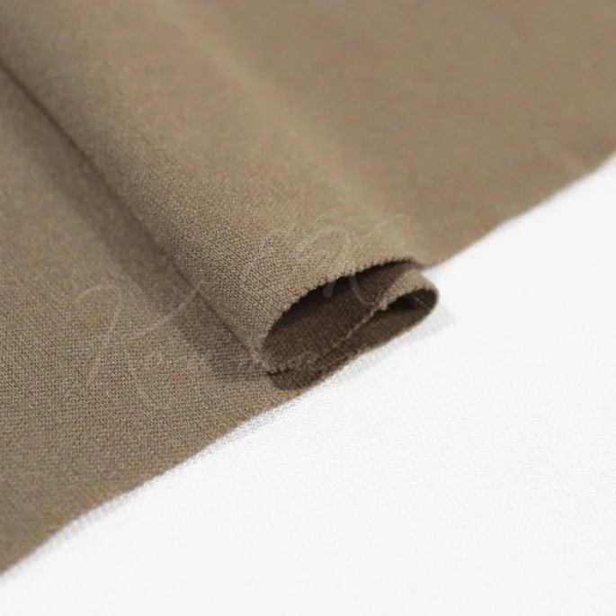 Φόδρα Ελαστική Interlock - Μπεζ Σκούρο