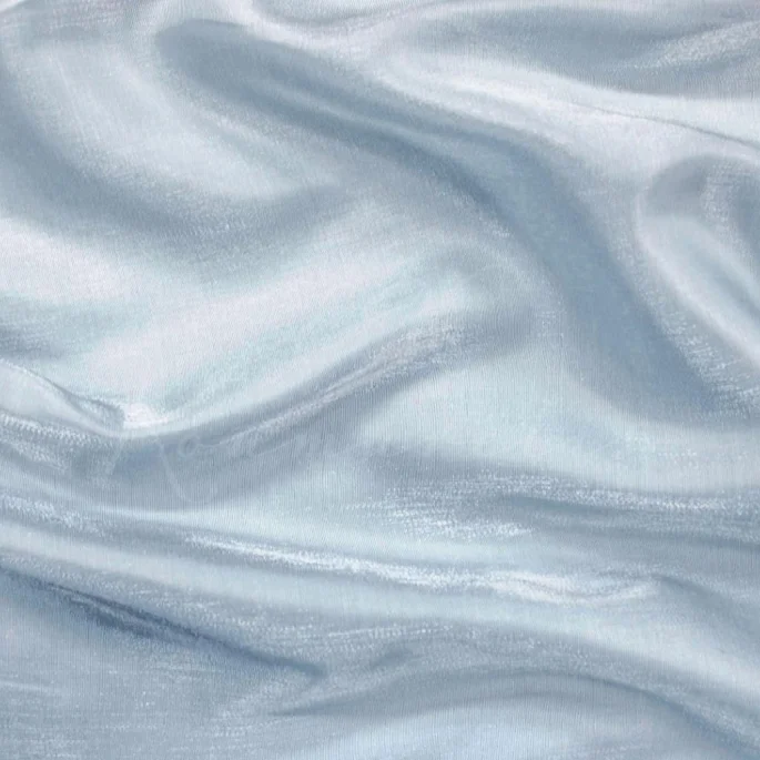 Charmeuse Satin - Baby Blue