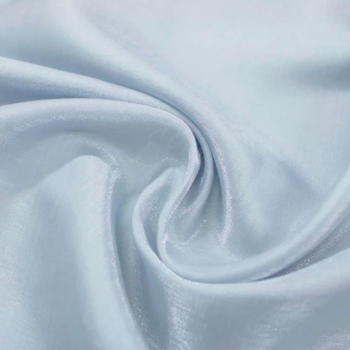 Charmeuse Satin - Baby Blue