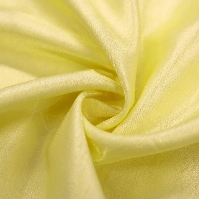 Charmeuse Satin - Lemon Yellow