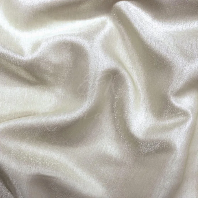 Charmeuse Satin - Ice/Beige Champagne