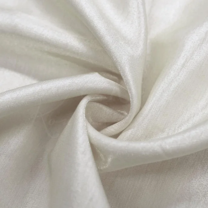 Charmeuse Satin - Ice/Beige Champagne