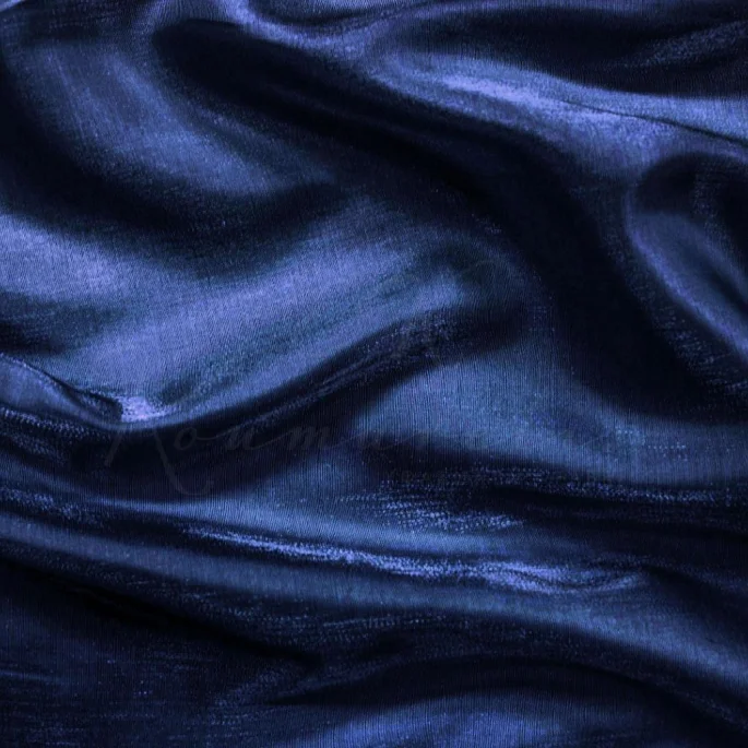 Charmeuse Satin - Dark Blue